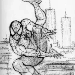 Spidey in the Rain (p))